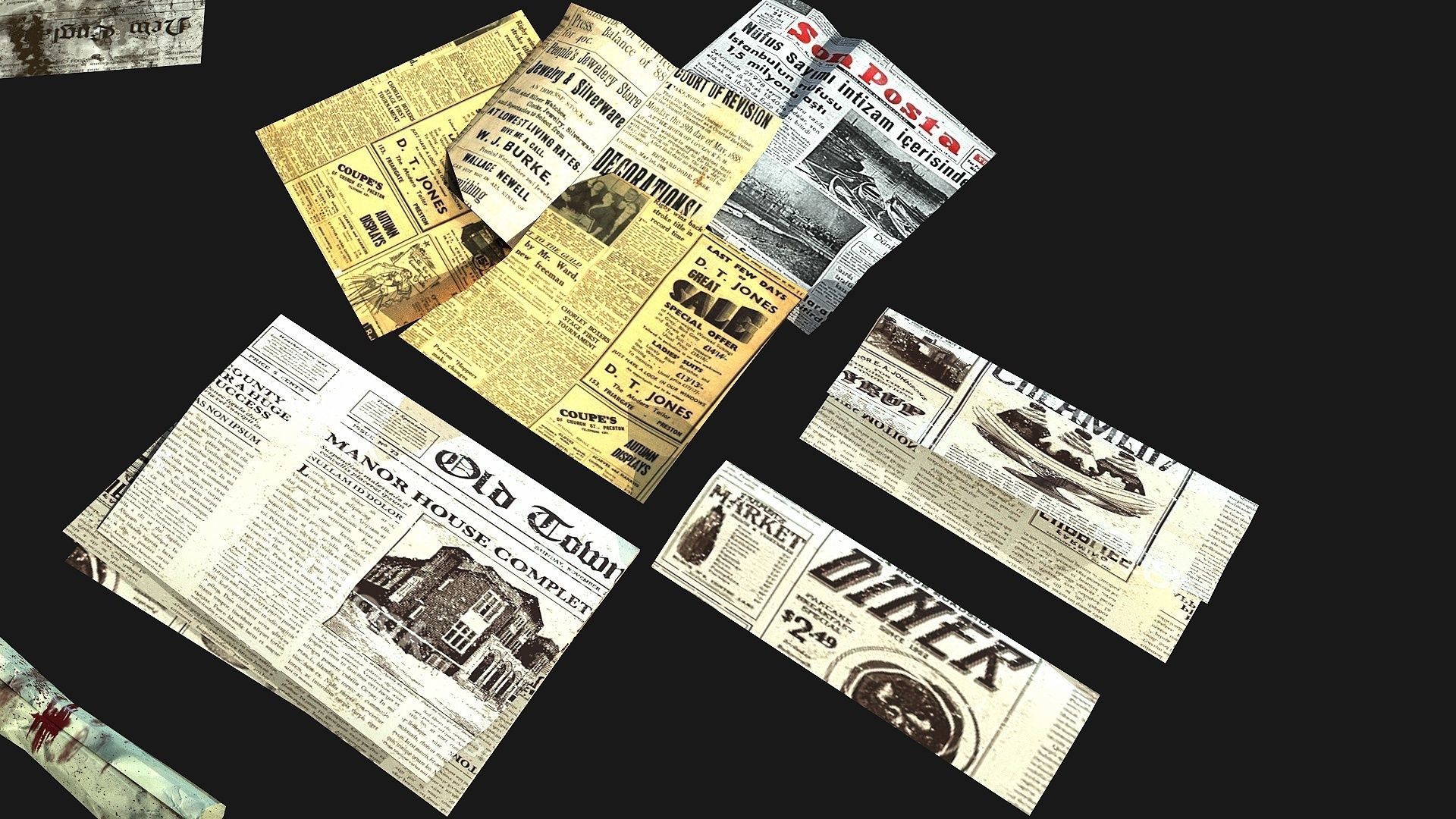 Book  Collective Low-poly 3D model_22