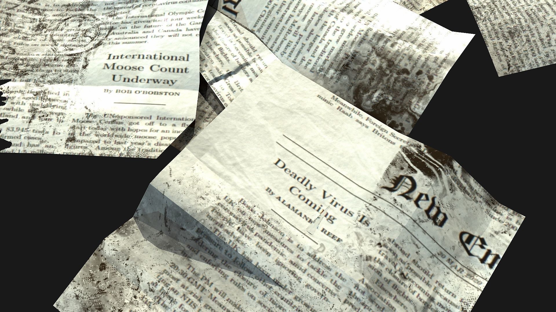 Book  Collective Low-poly 3D model_24