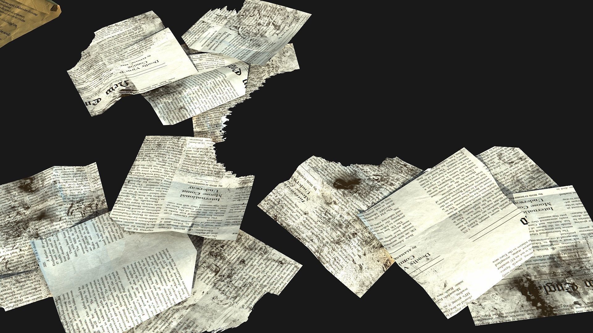 Book  Collective Low-poly 3D model_4