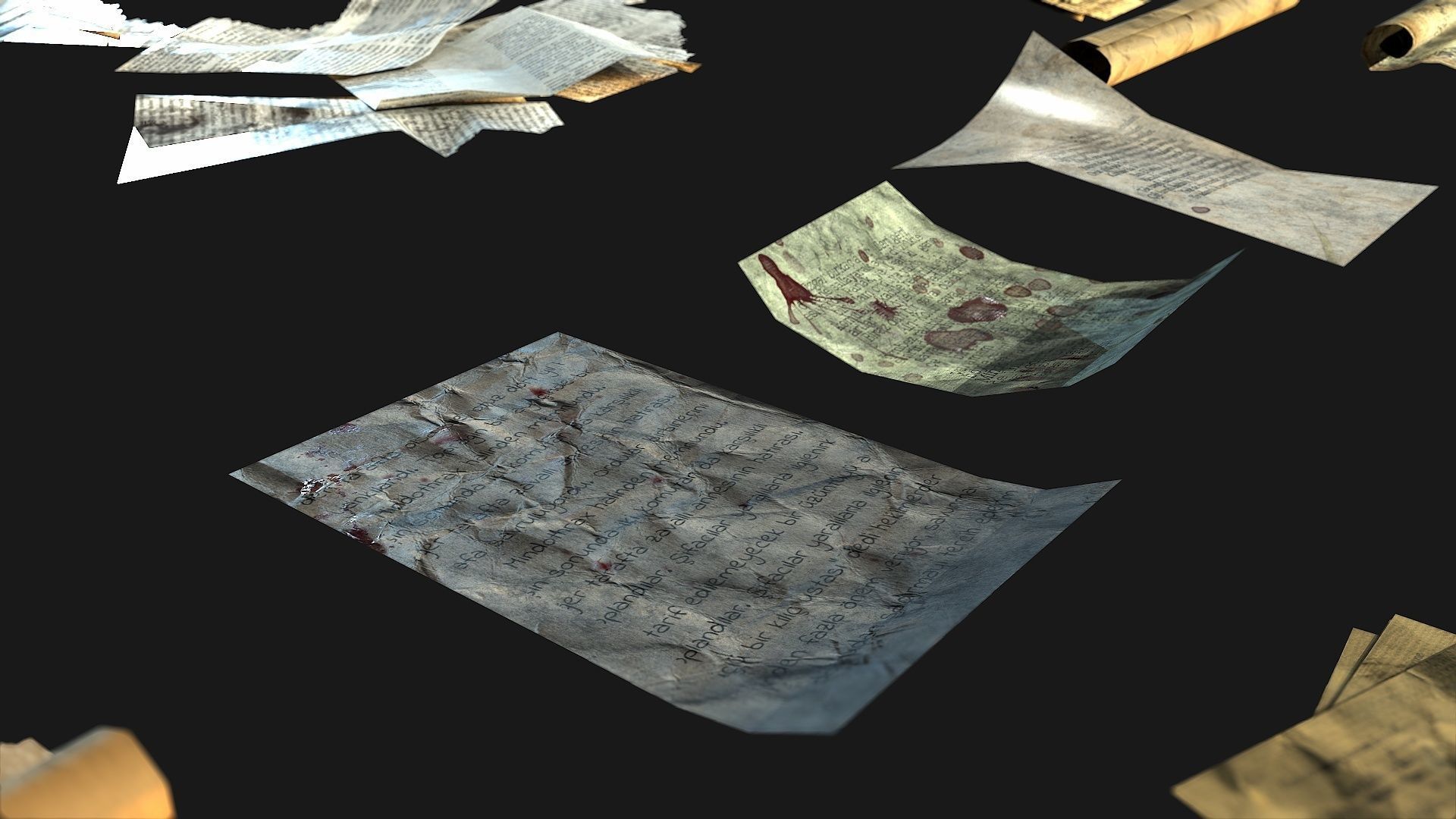 Book  Collective Low-poly 3D model_23