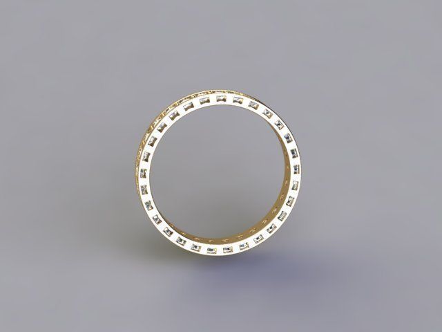  wedding ring 3D print model 3D print model_2