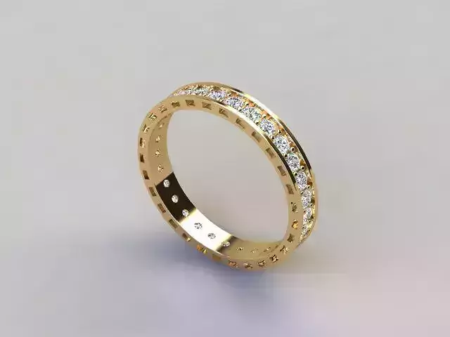  wedding ring 3D print model