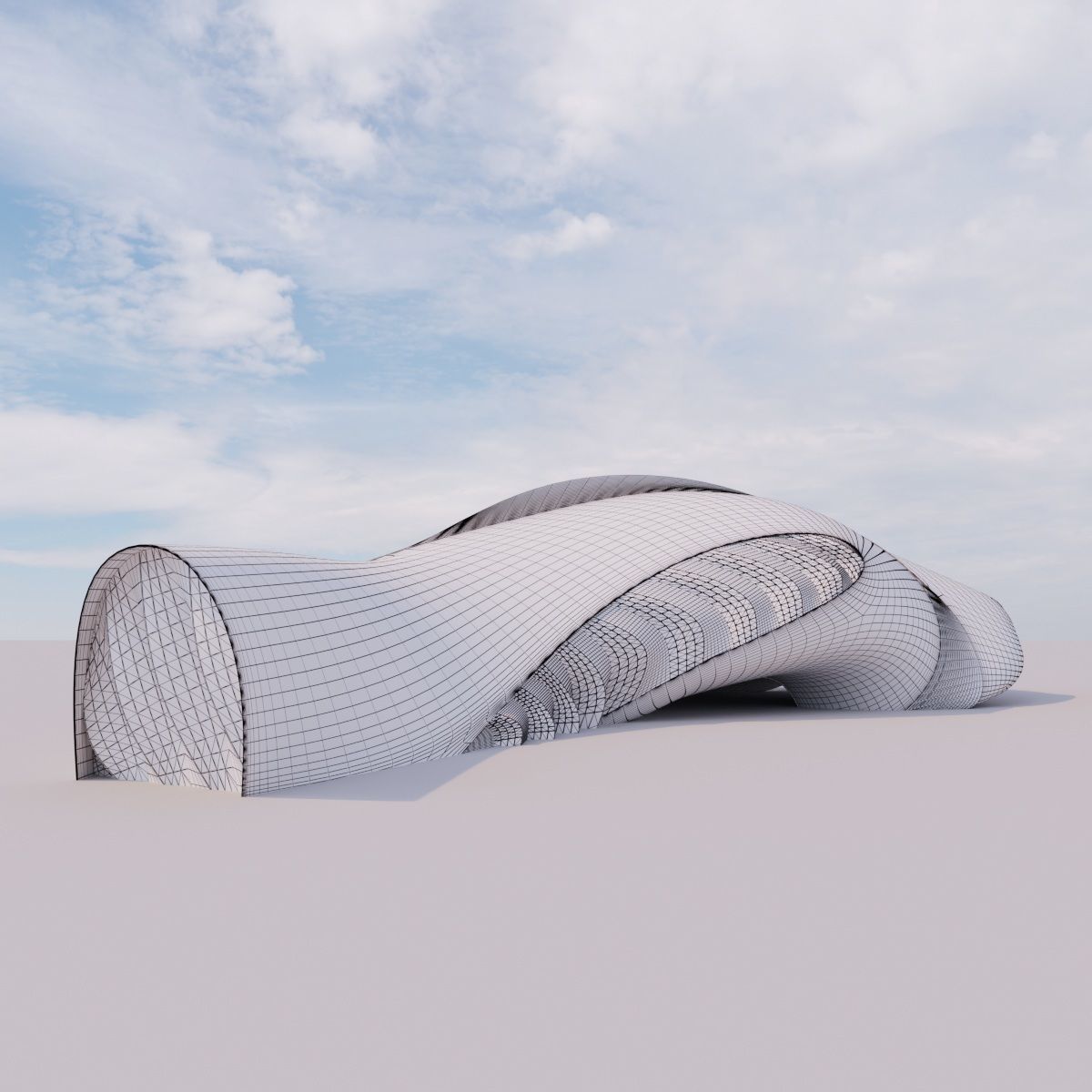 Futuristic building collection 9x 3 _52