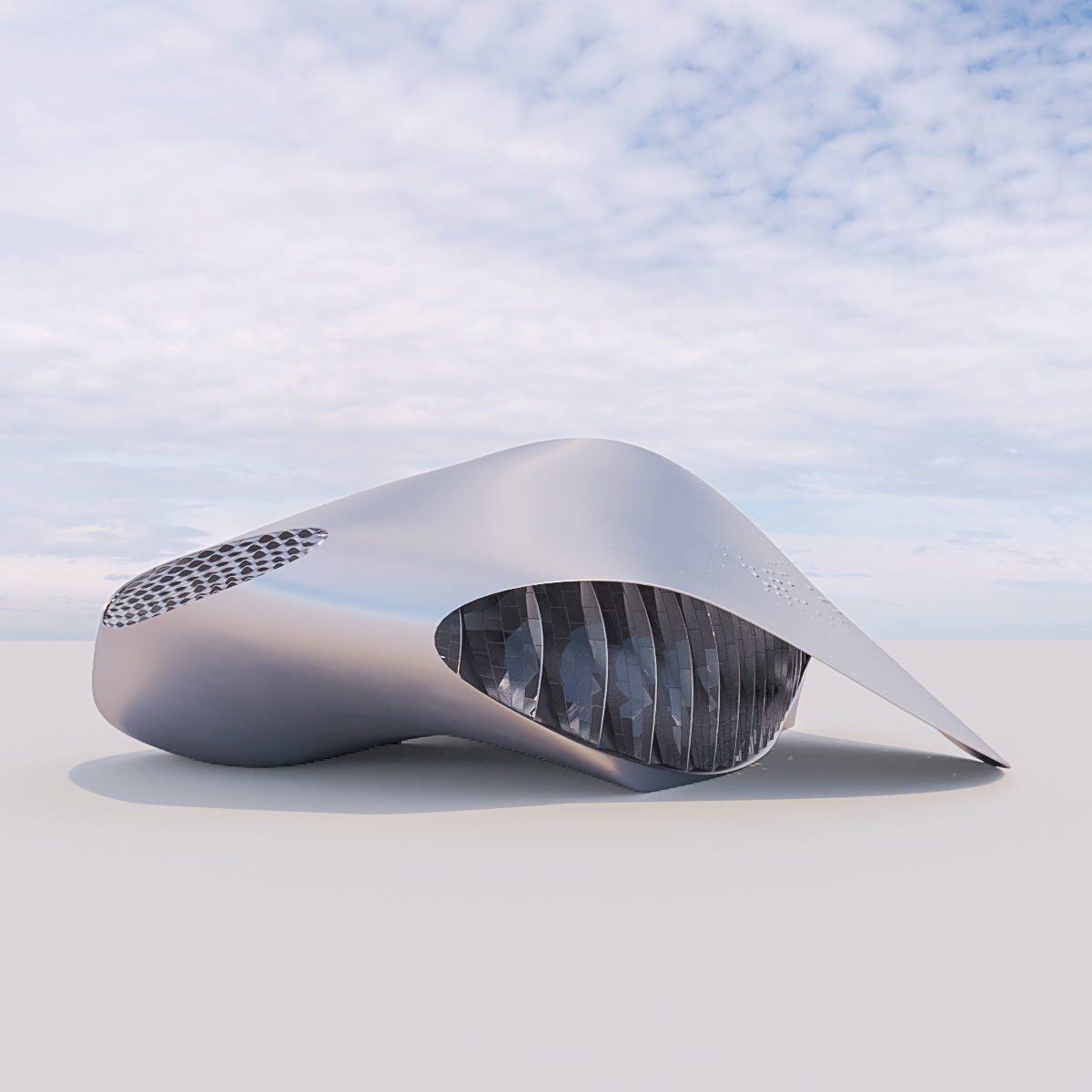 Futuristic building collection 9x 3 _50