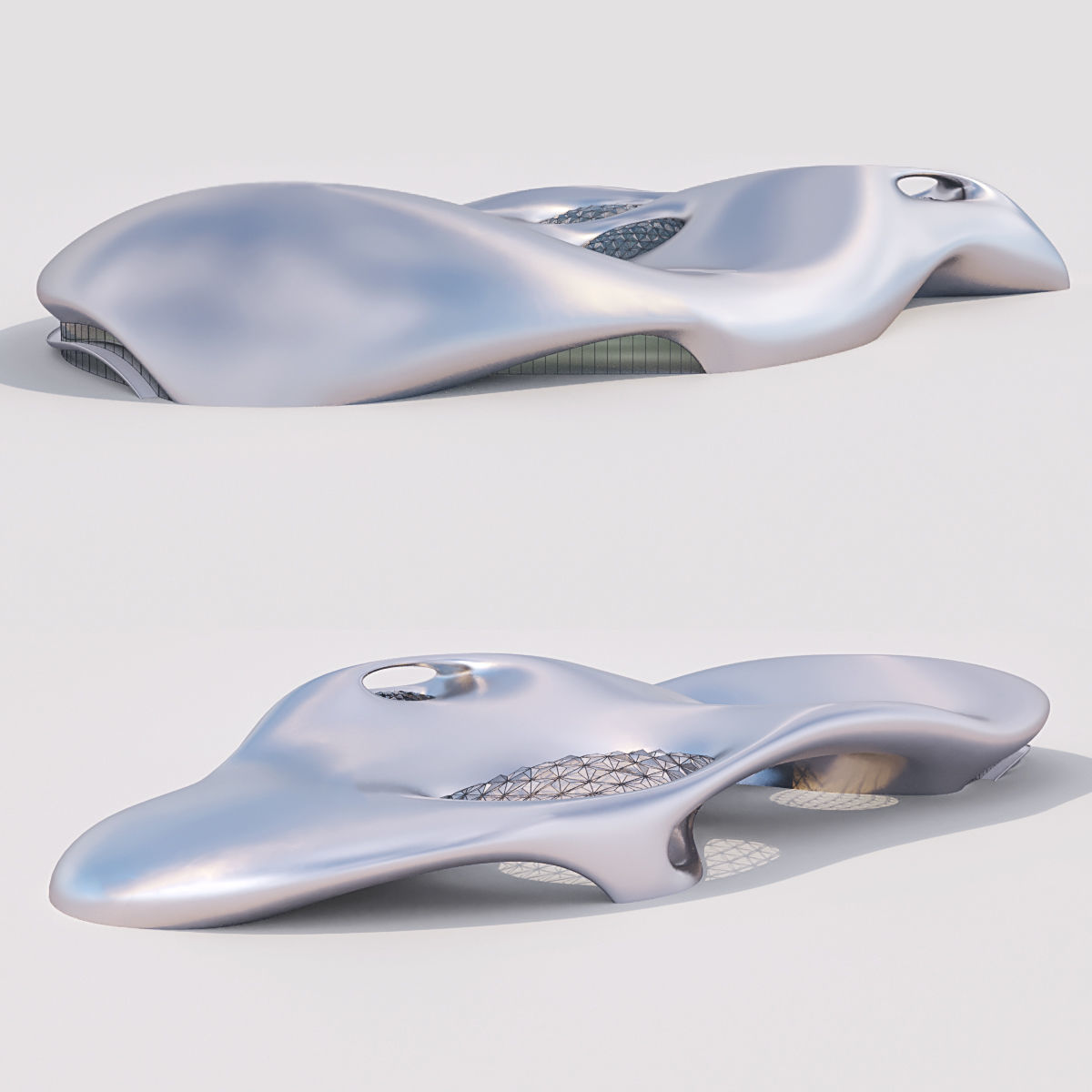 Futuristic building collection 9x 3 _35