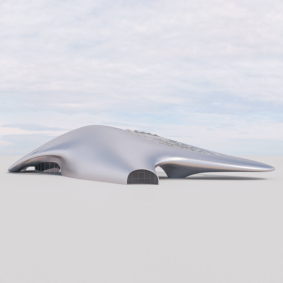 Futuristic building collection 9x 3 _1