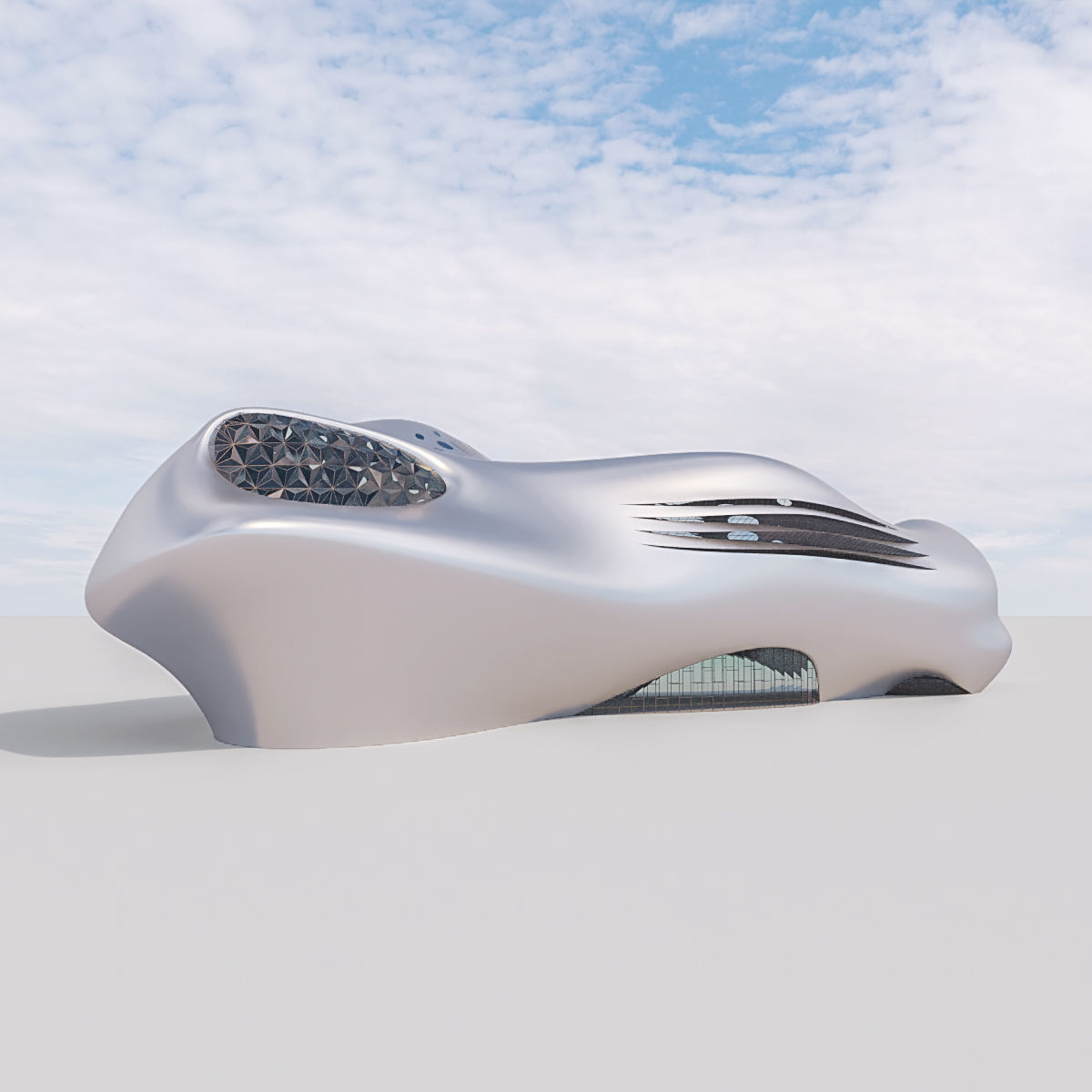 Futuristic building collection 9x 3 _23