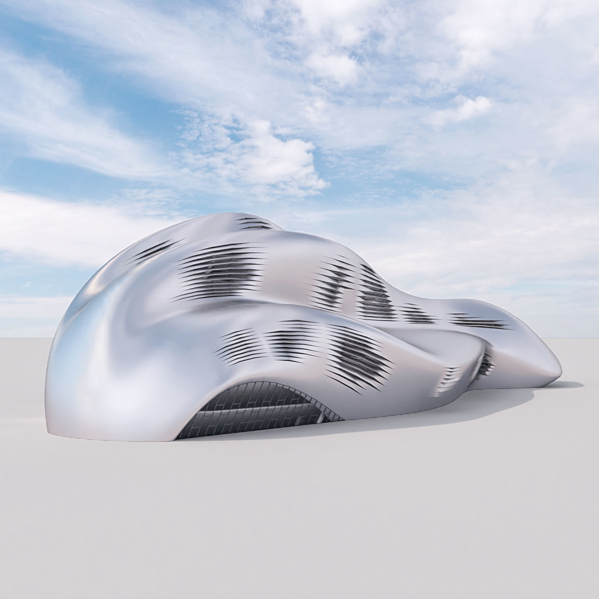 Futuristic building collection 9x 3 _29