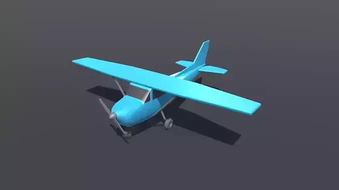 Plane lowpoly airplane