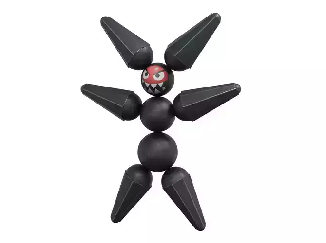 Megabot pokemon figure with eyes
