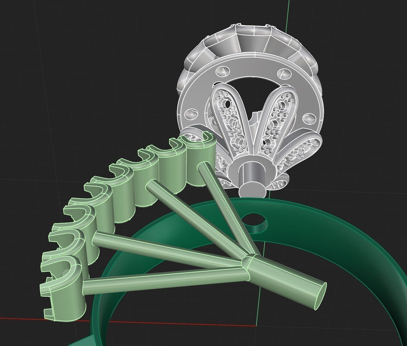 Ring 50 3D print model_8