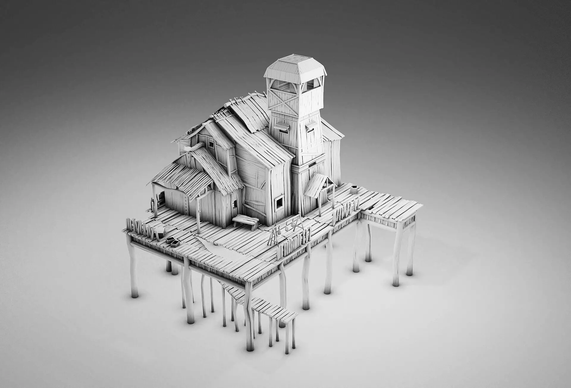 Fishing House 3D print model