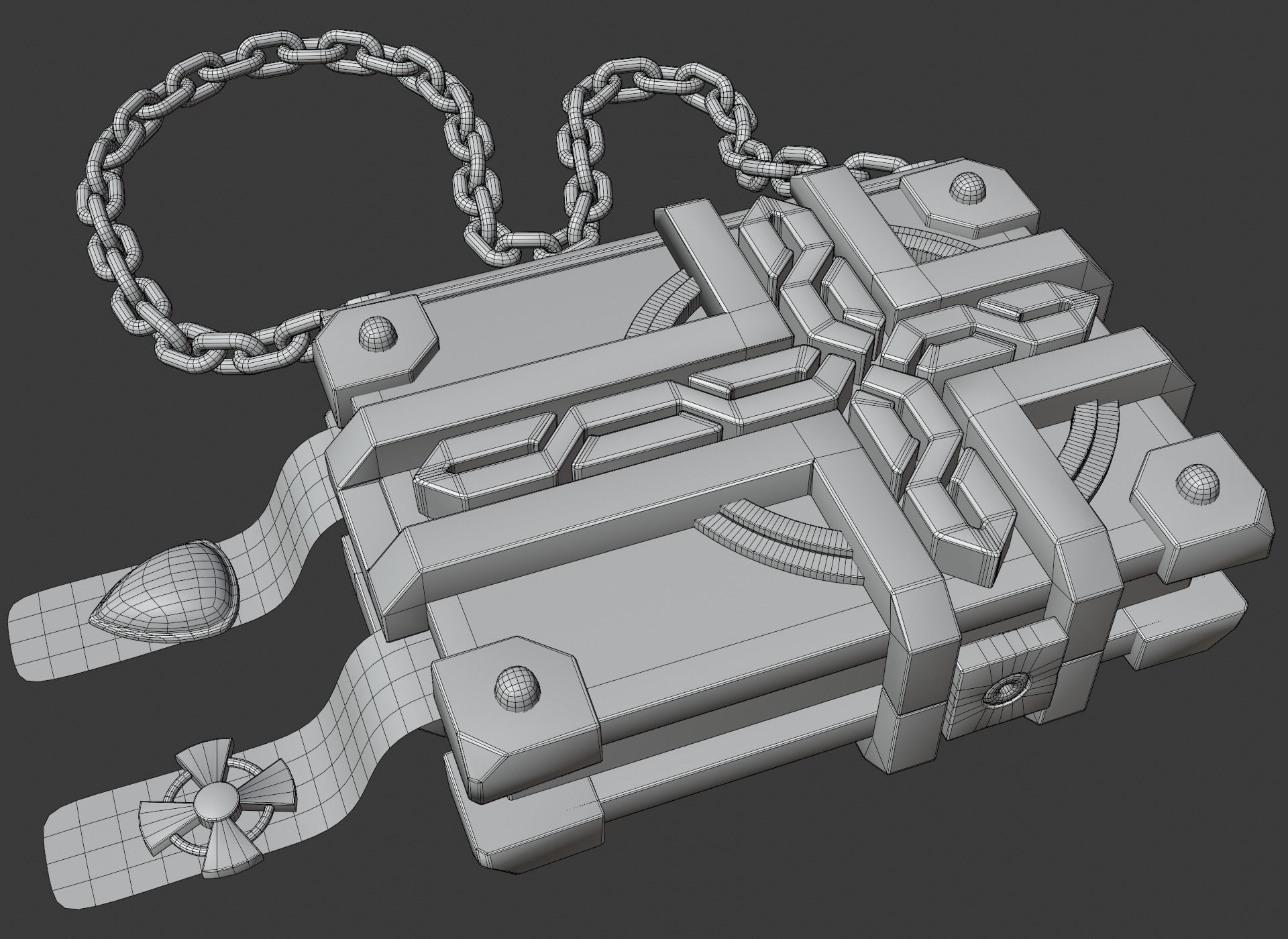 Stylized Spell Book Holy Bible Magic Ancient Game Ready PBR Low-poly 3D model_7