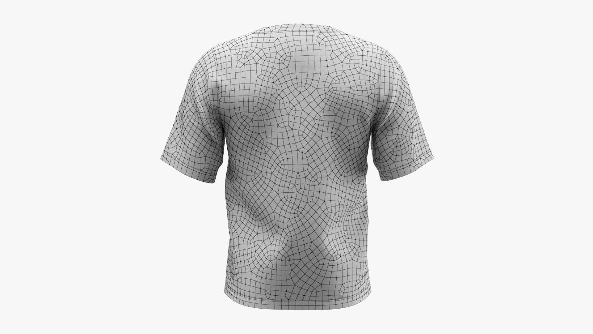 T-Shirt PBR t shirt Low-poly 3D model_13