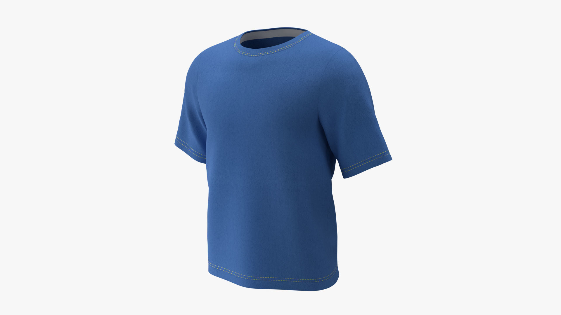 T-Shirt PBR t shirt Low-poly 3D model_7