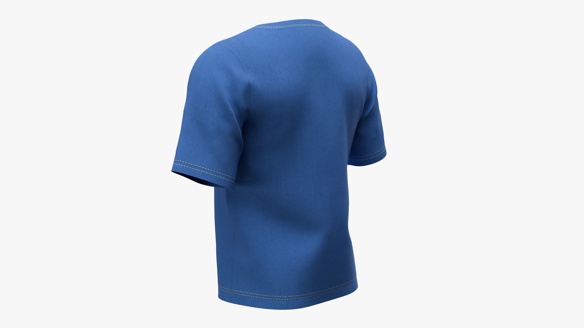 T-Shirt PBR t shirt Low-poly 3D model_5