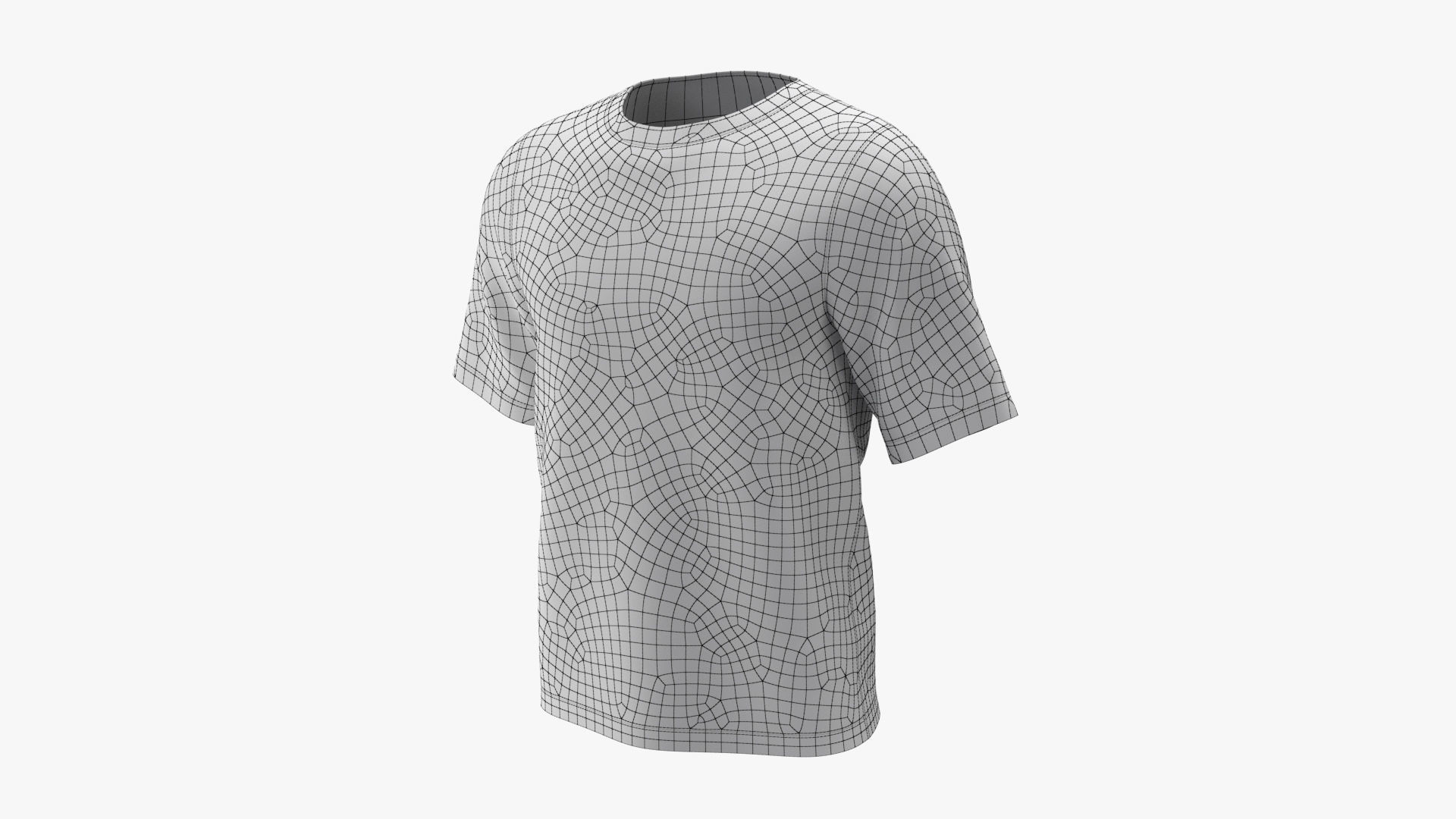 T-Shirt PBR t shirt Low-poly 3D model_15