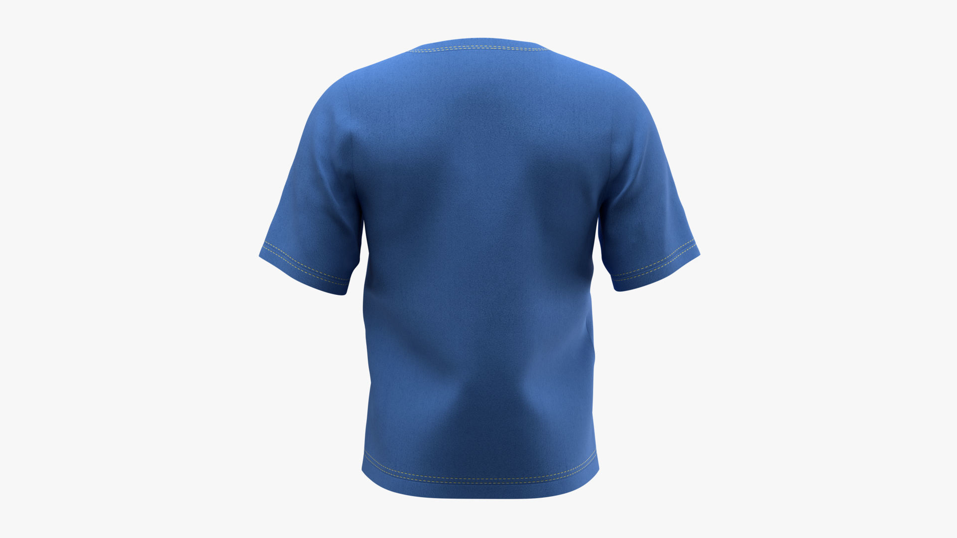 T-Shirt PBR t shirt Low-poly 3D model_4