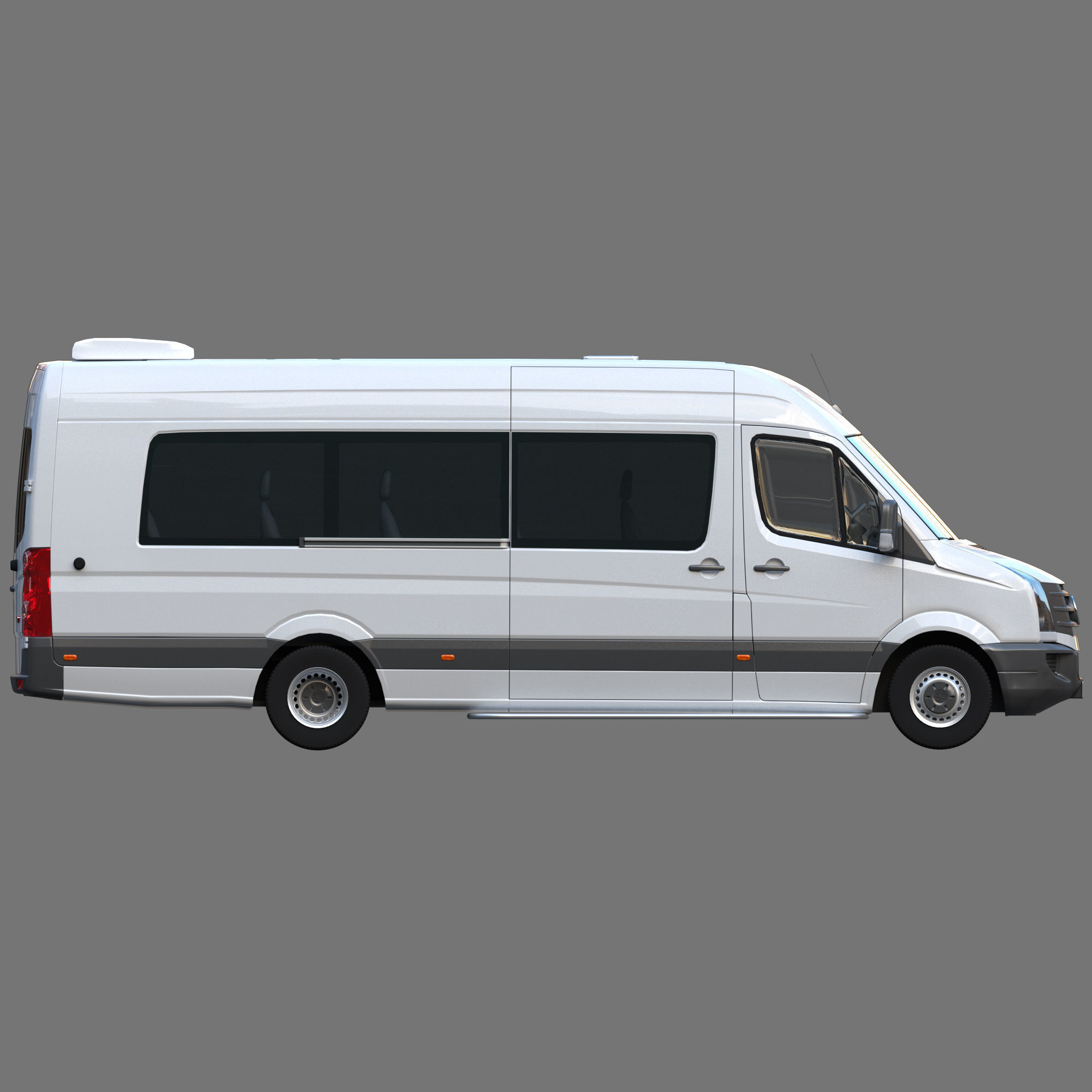 Passenger minibus VW Crafter 50 3D model_11