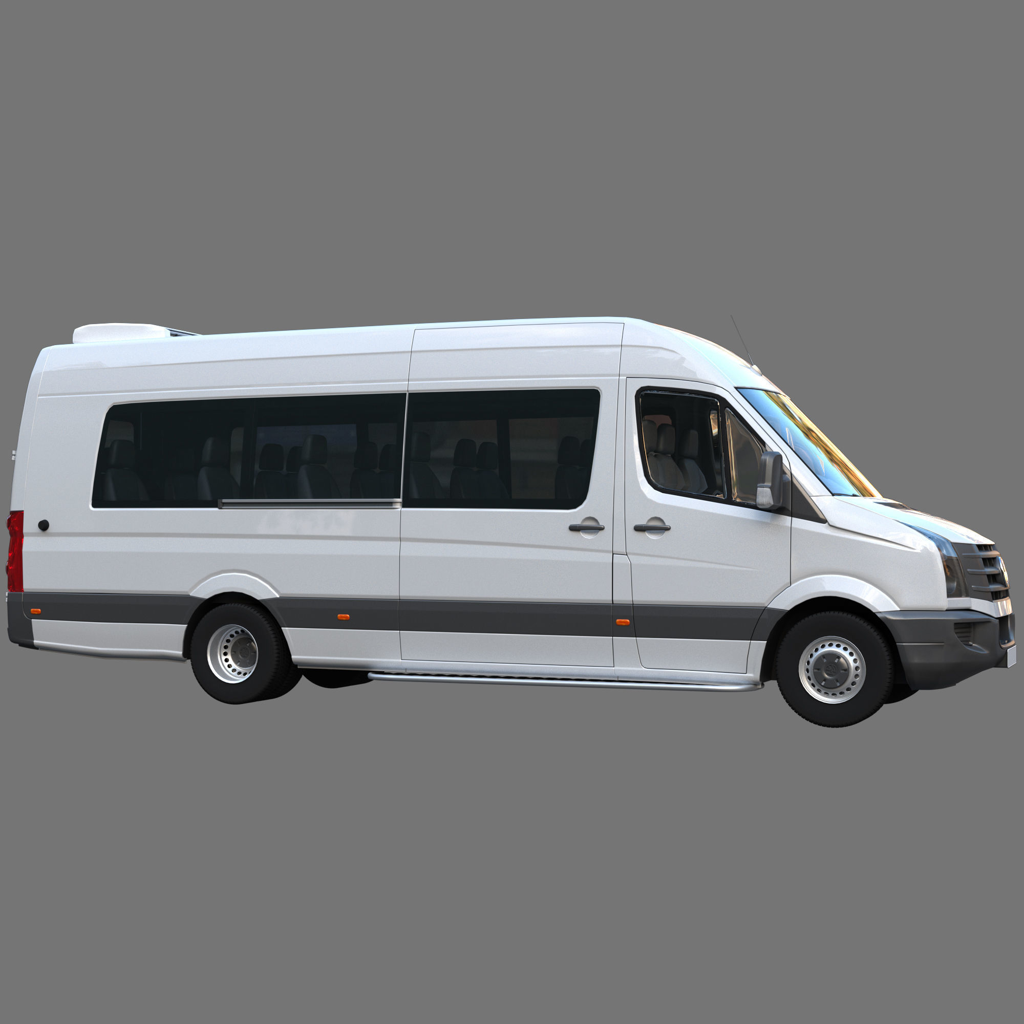 Passenger minibus VW Crafter 50 3D model_5