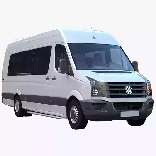 Passenger minibus VW Crafter 50 3D model