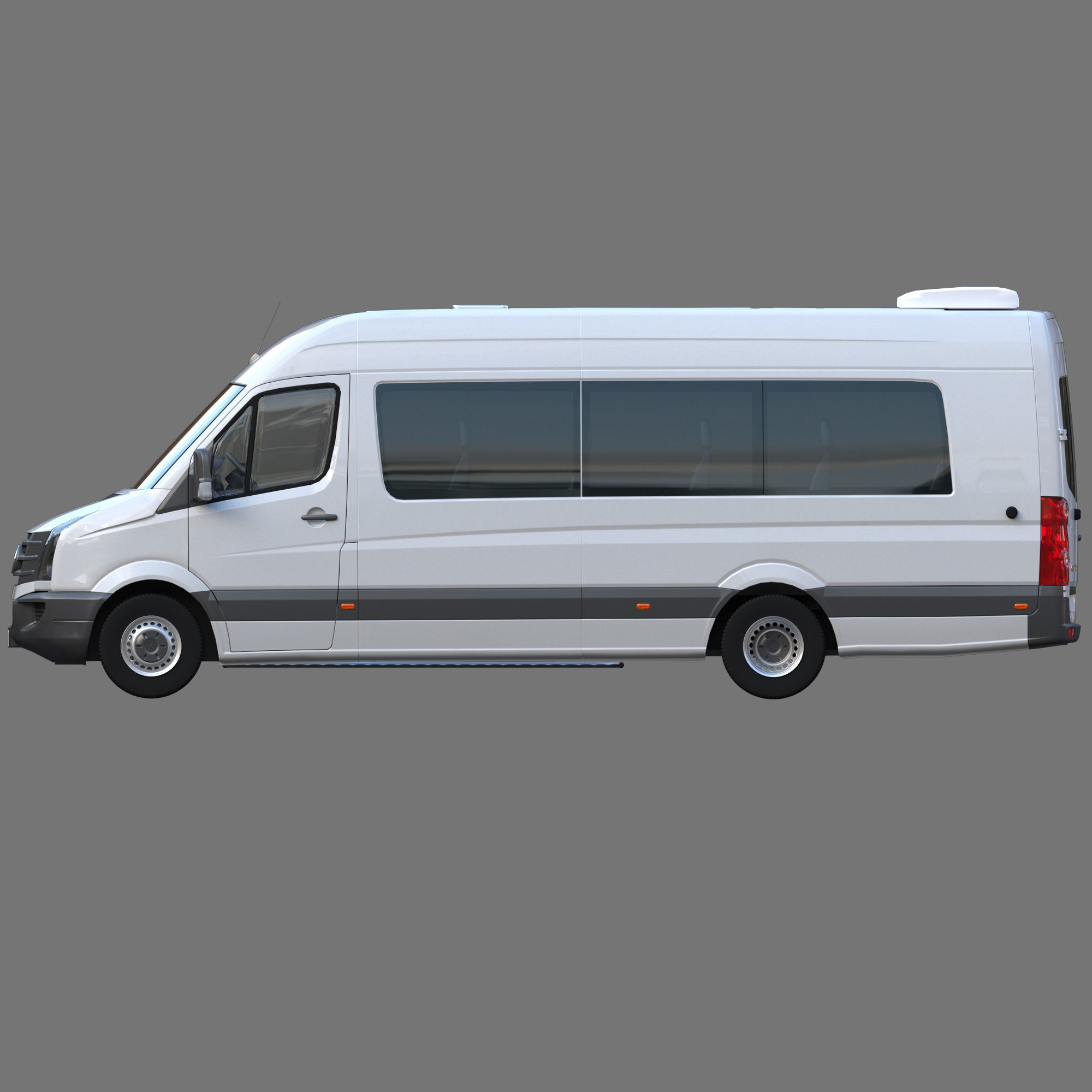 Passenger minibus VW Crafter 50 3D model_13