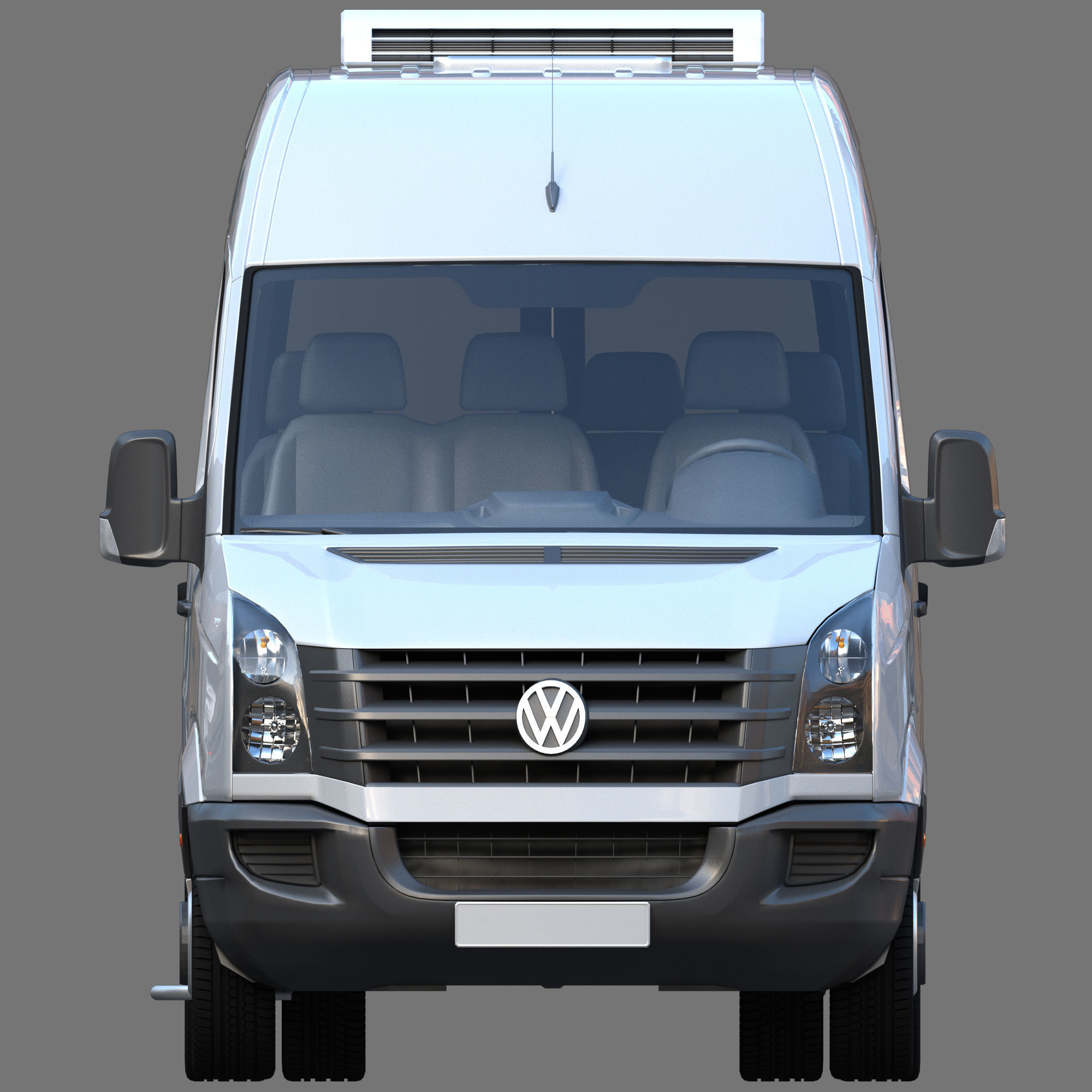Passenger minibus VW Crafter 50 3D model_7