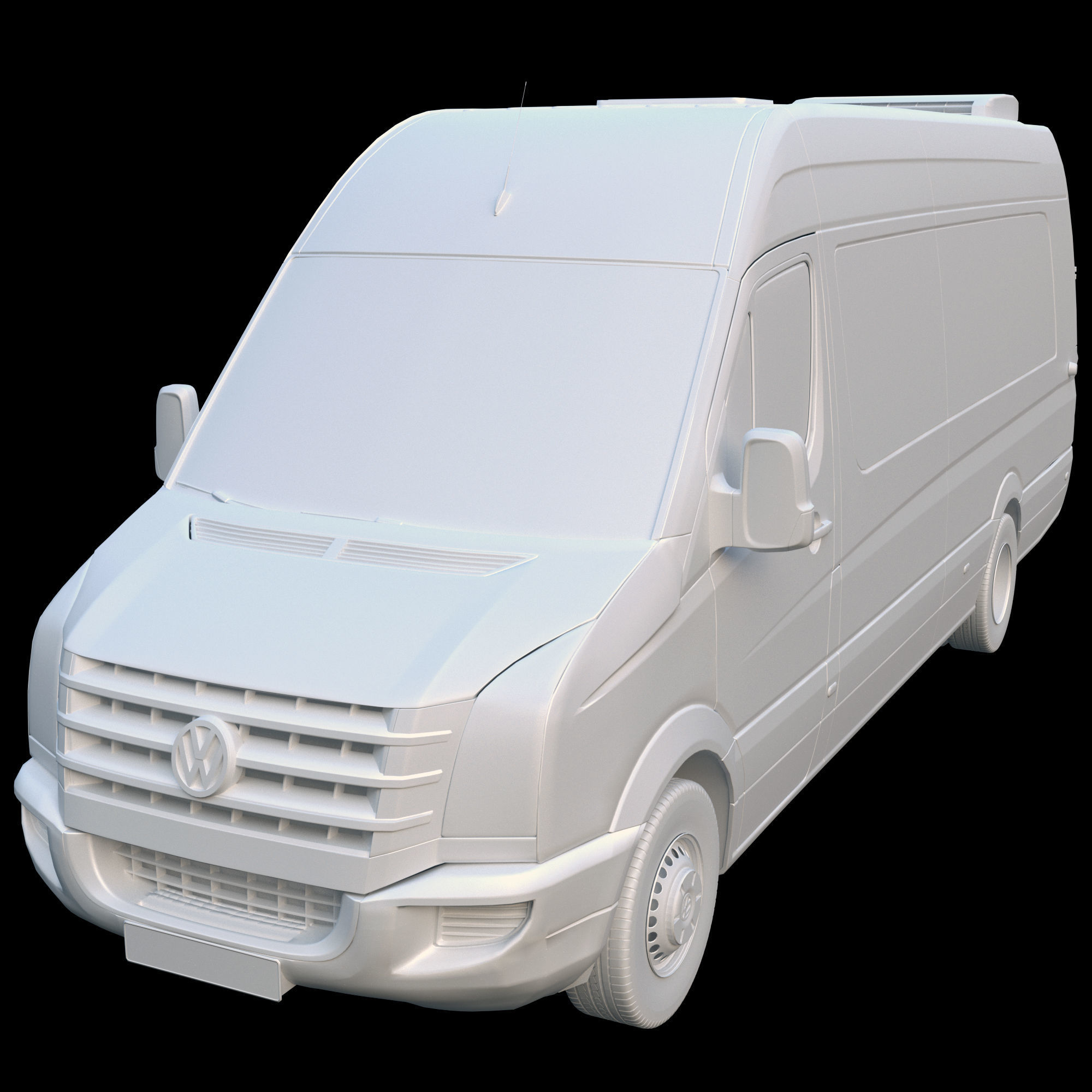 Passenger minibus VW Crafter 50 3D model_17