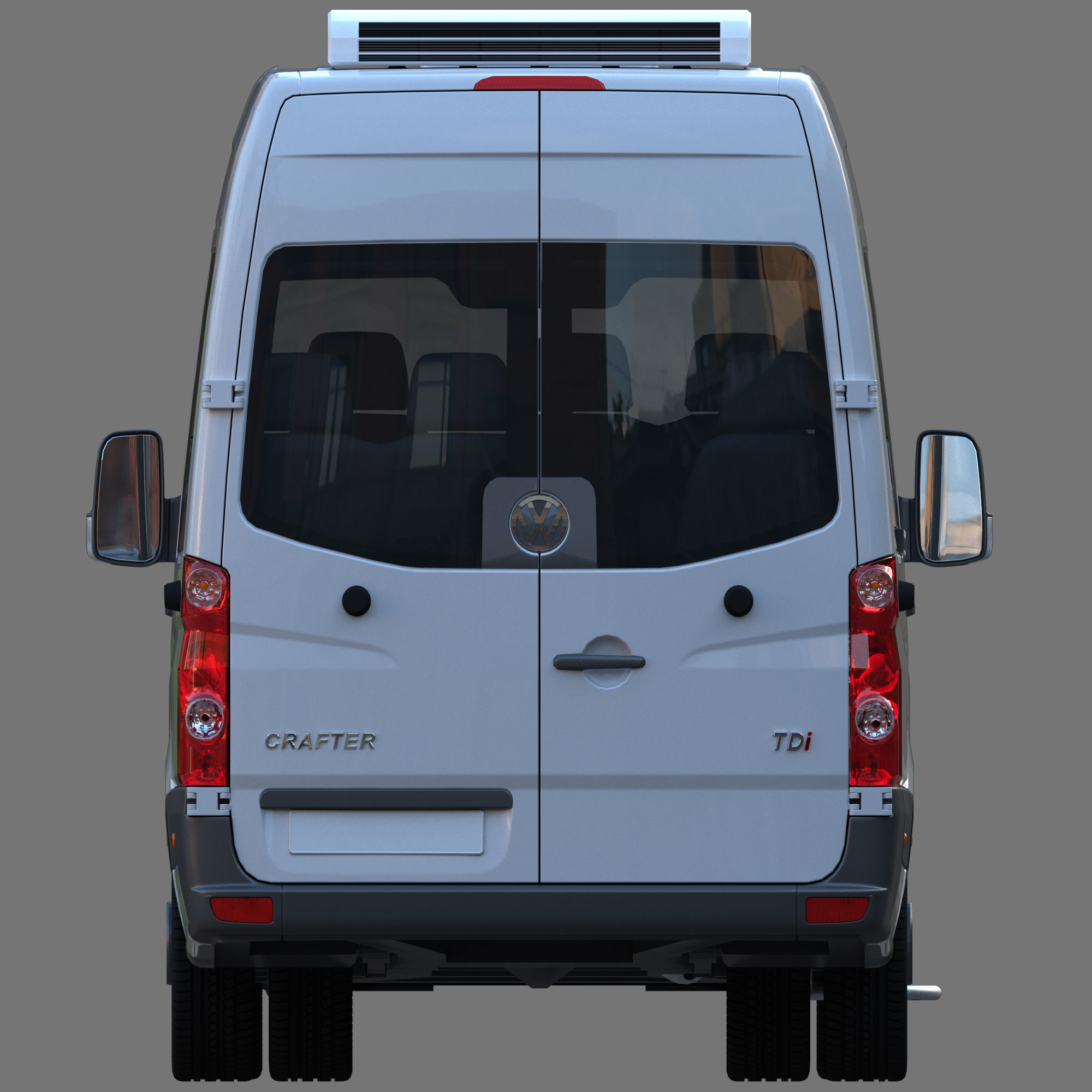 Passenger minibus VW Crafter 50 3D model_9