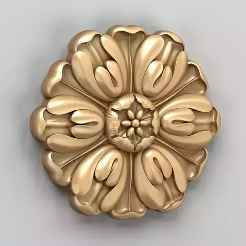 Round rosette 028 3D model