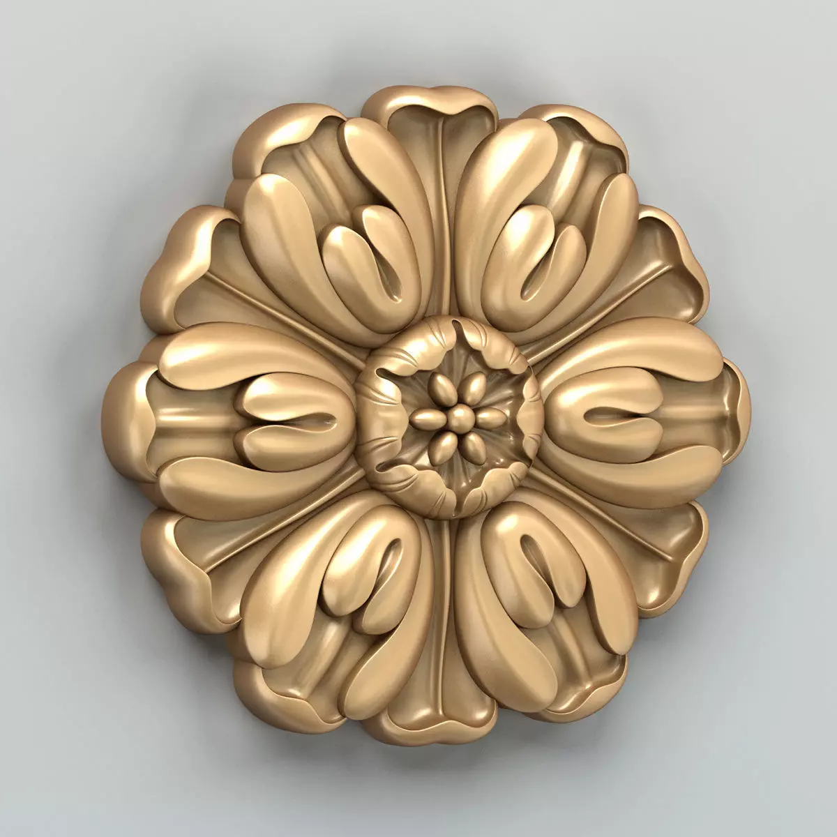 Round rosette 028 3D model