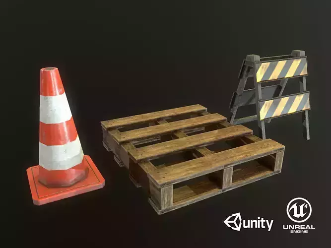 cone Palette barrier PBR