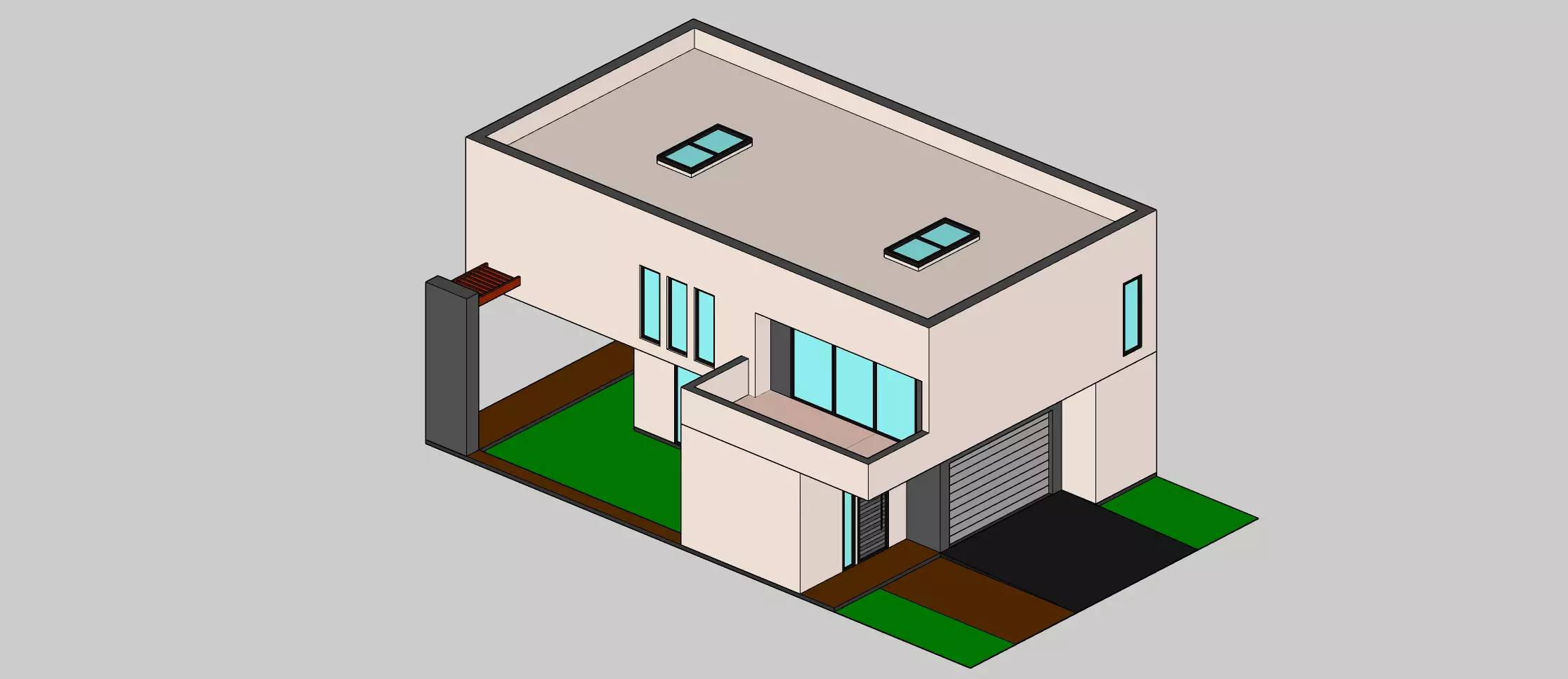 Low Poly Houses - ED Model 1 Low-poly 3D model