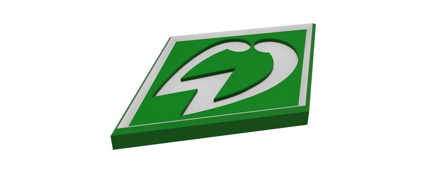 Werder Bremen Wall Sign 3D print model_2