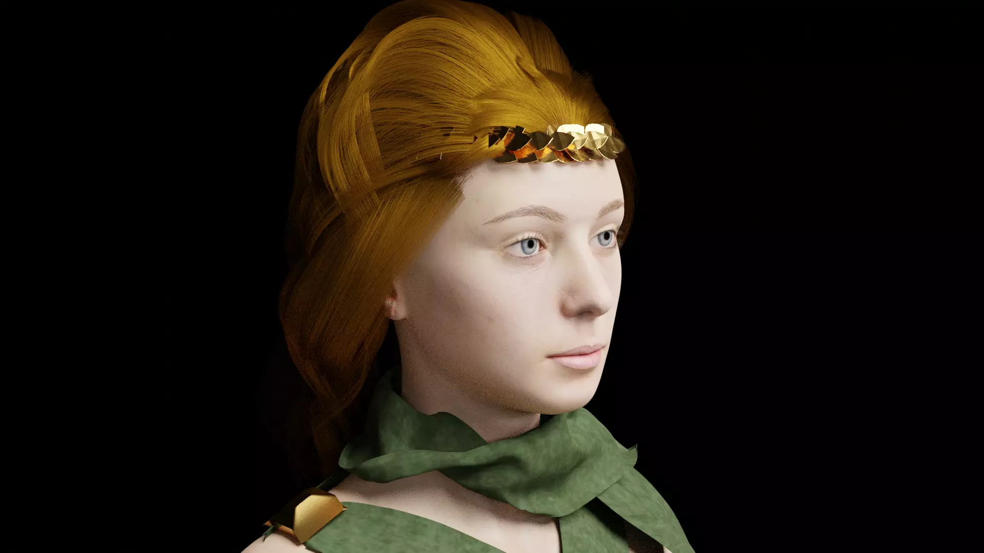 Aphrodite Rigged 3D Model  Free low-poly 3D model_0