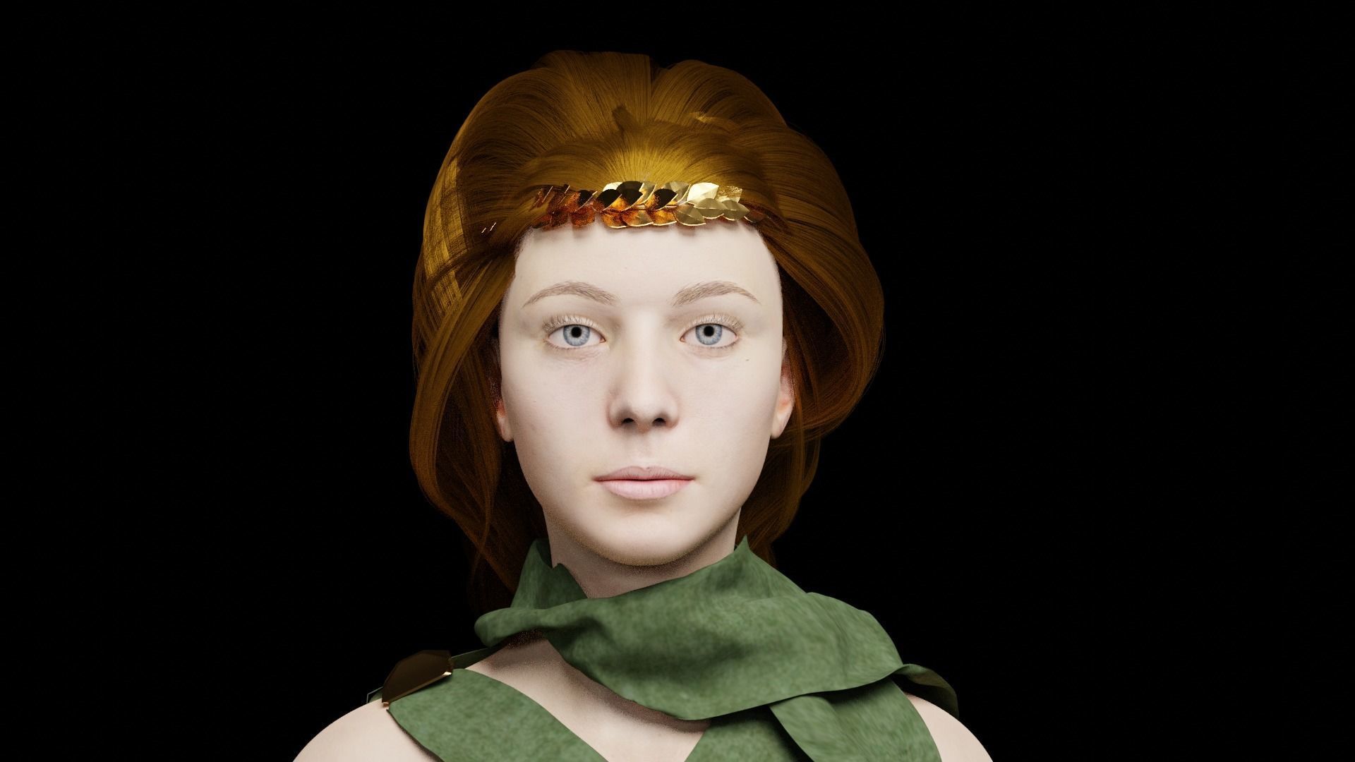 Aphrodite Rigged 3D Model  Free low-poly 3D model_7