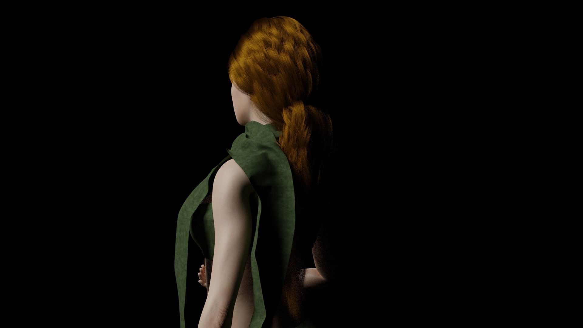 Aphrodite Rigged 3D Model  Free low-poly 3D model_4