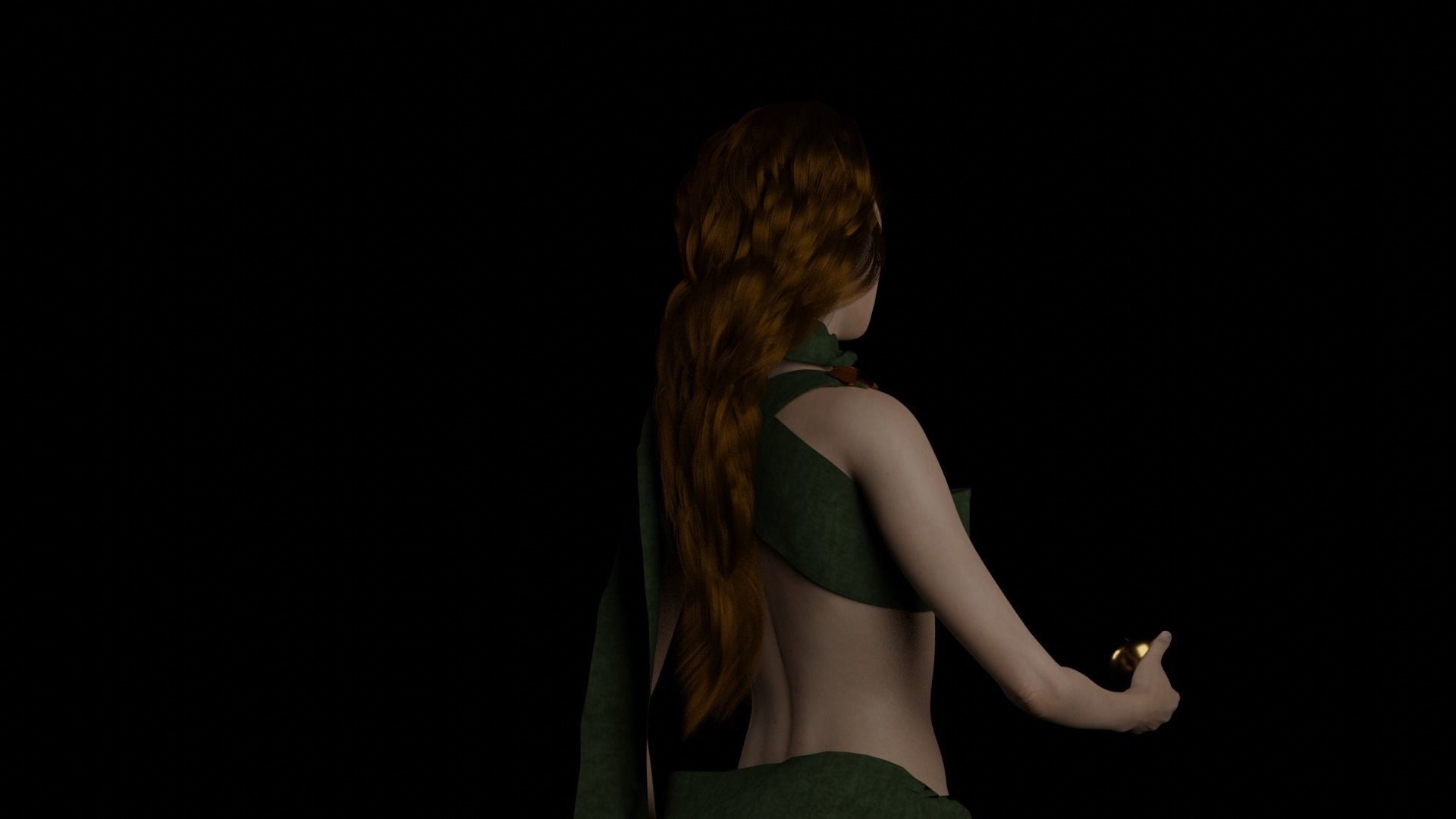 Aphrodite Rigged 3D Model  Free low-poly 3D model_6