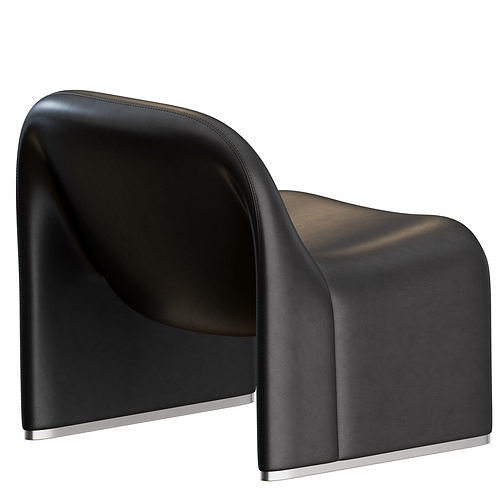 Alky Armchair by Giancarlo Piretti for Artifort 3D model 7