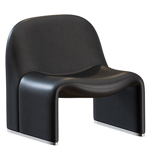 Alky Armchair by Giancarlo Piretti for Artifort 3D model 2