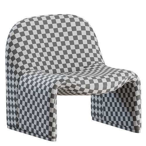 Alky Armchair by Giancarlo Piretti for Artifort 3D model 3