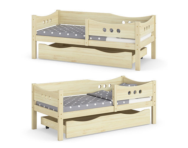 Legenda KM15 with BM01 and YM03 childrens bed 3D model
