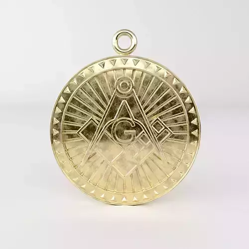 Masonic pendant 75
