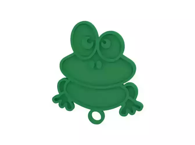 Keychain frog