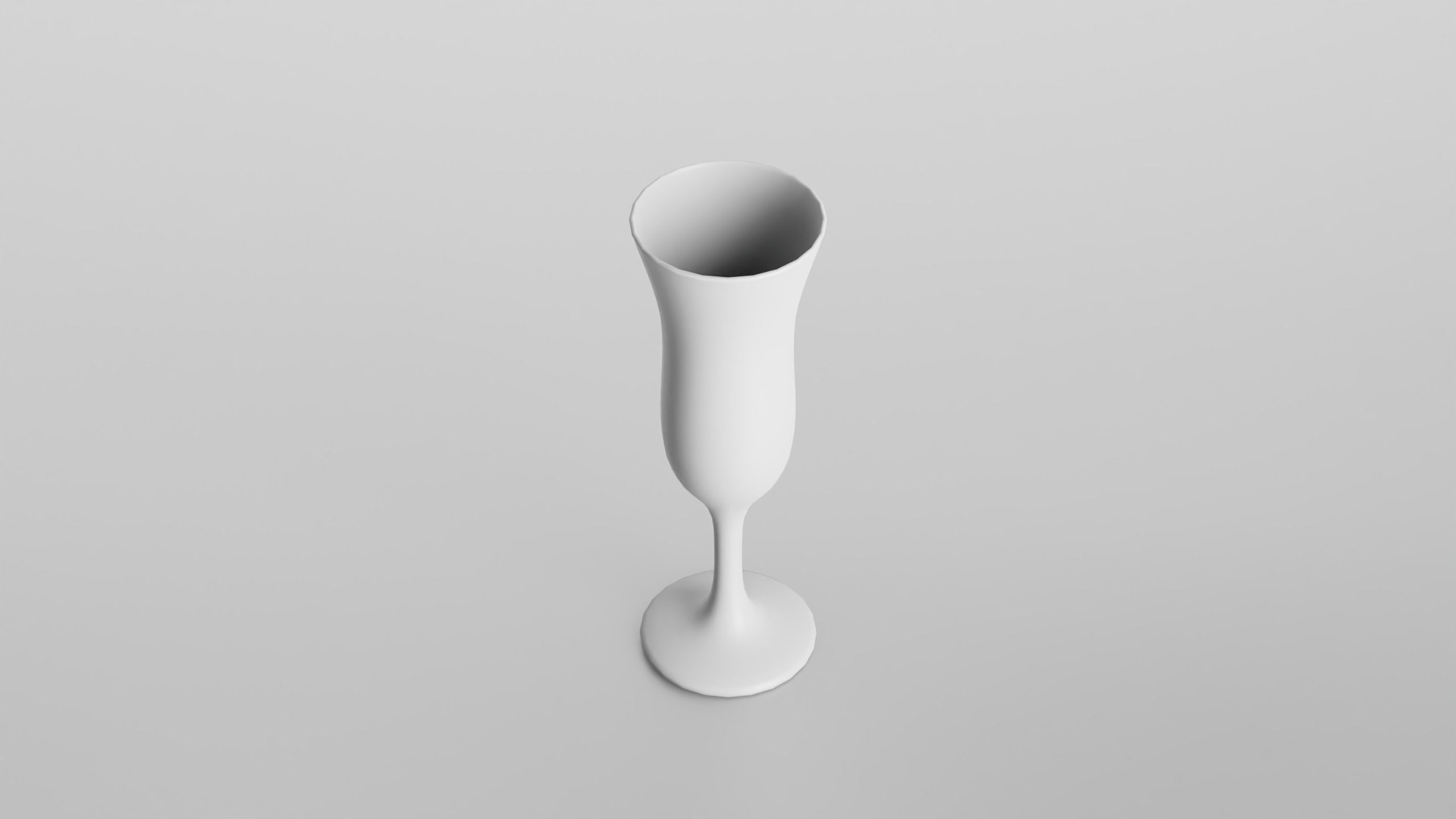 Pousse cafe glass Low-poly 3D model_6