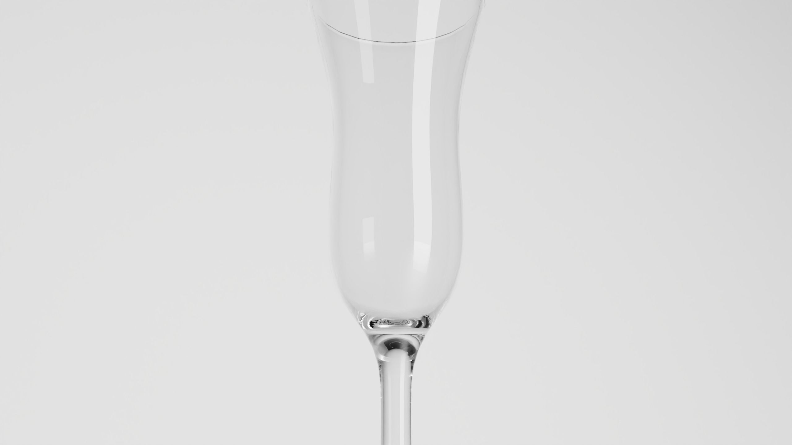 Pousse cafe glass Low-poly 3D model_5