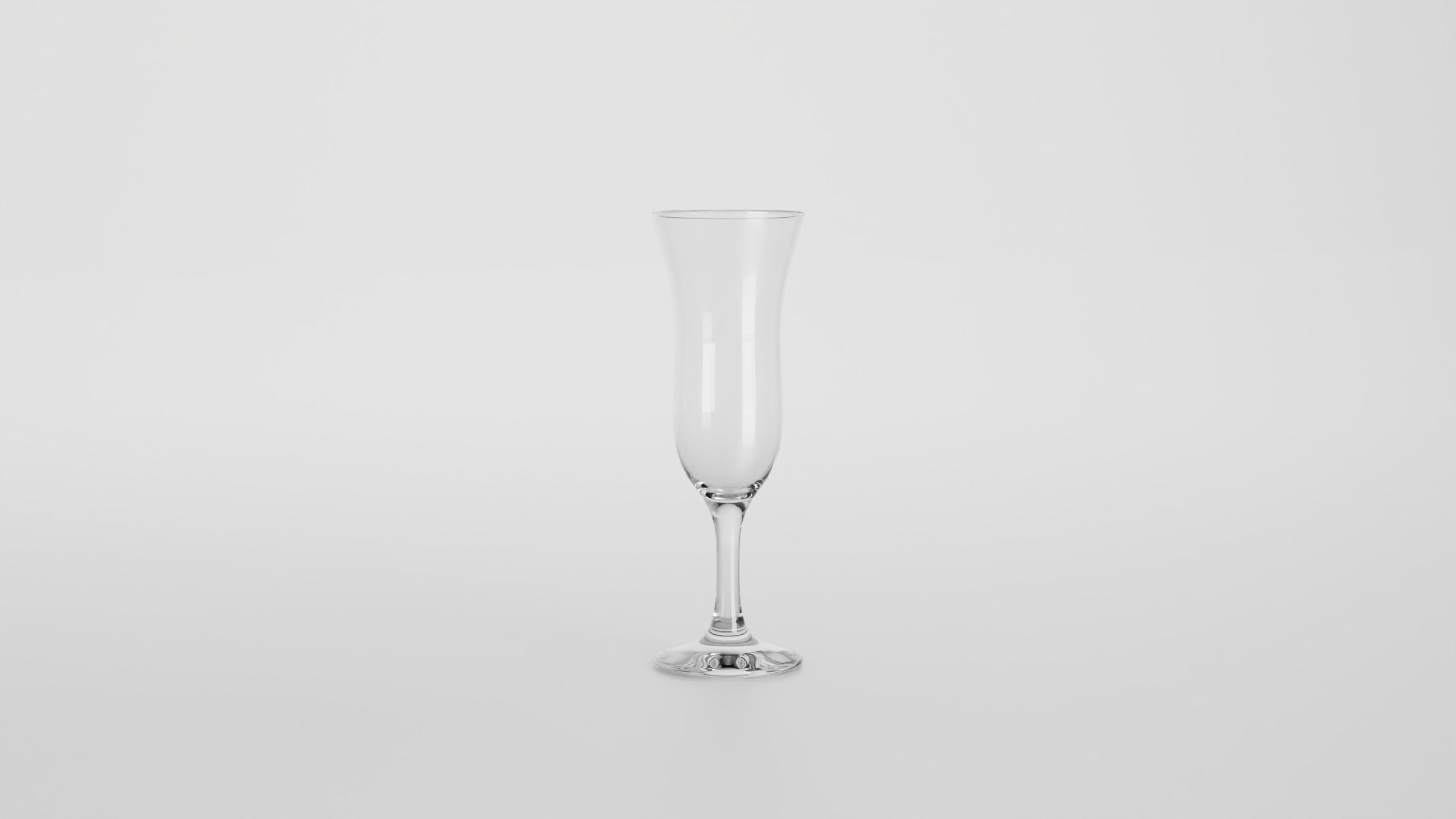 Pousse cafe glass Low-poly 3D model_3