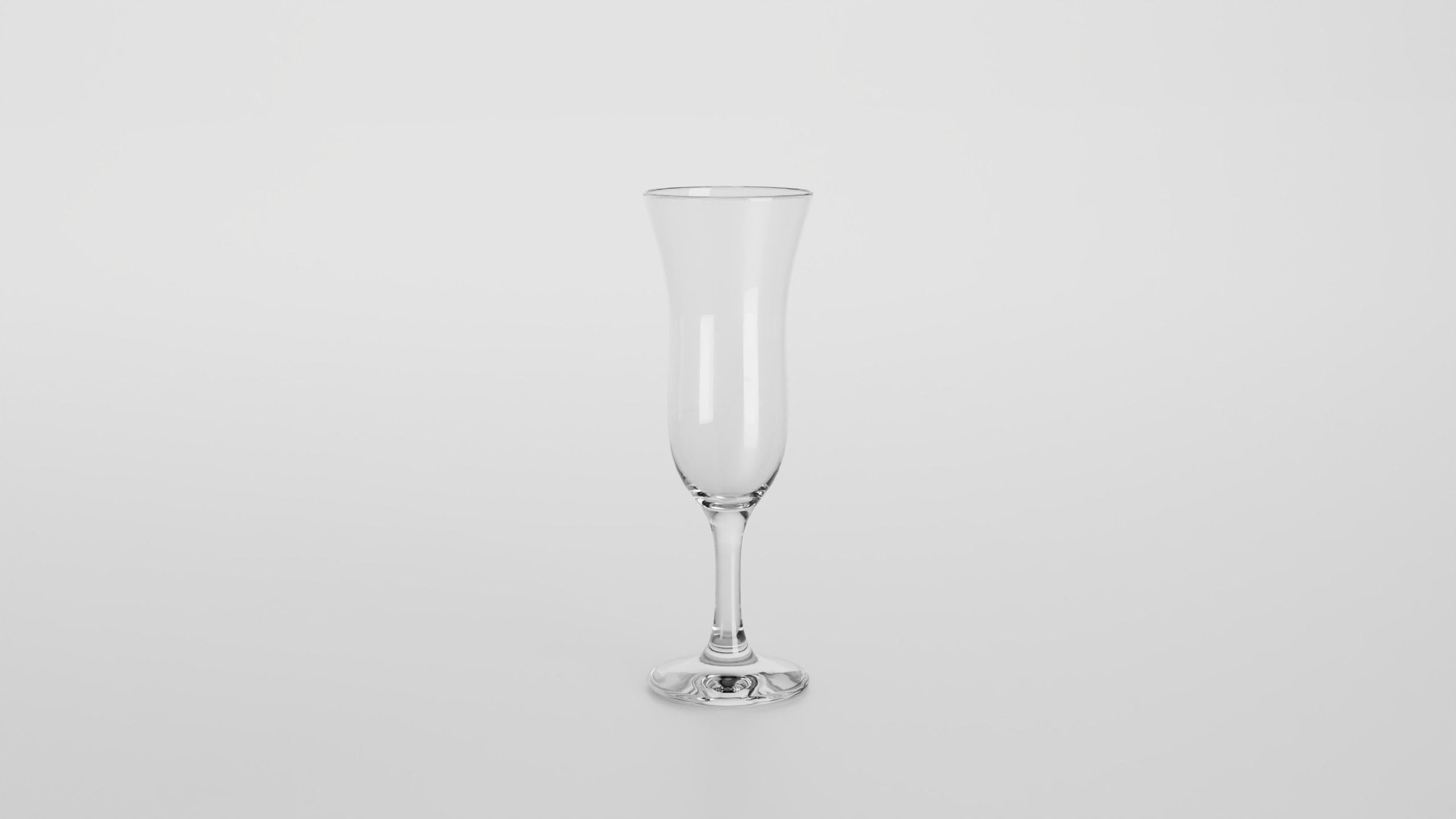Pousse cafe glass Low-poly 3D model_2