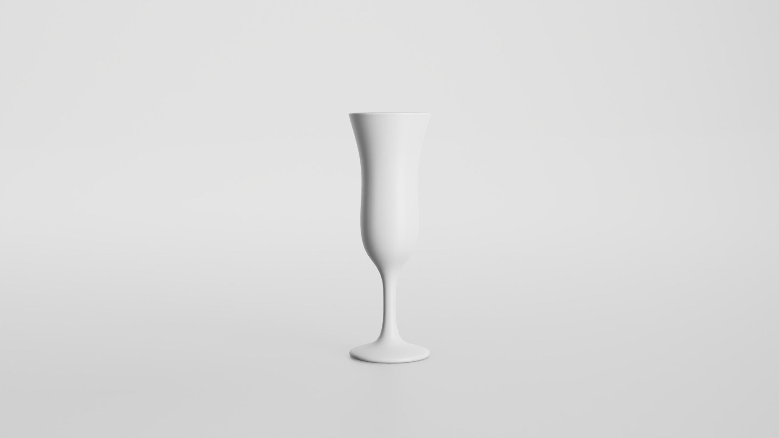 Pousse cafe glass Low-poly 3D model_8
