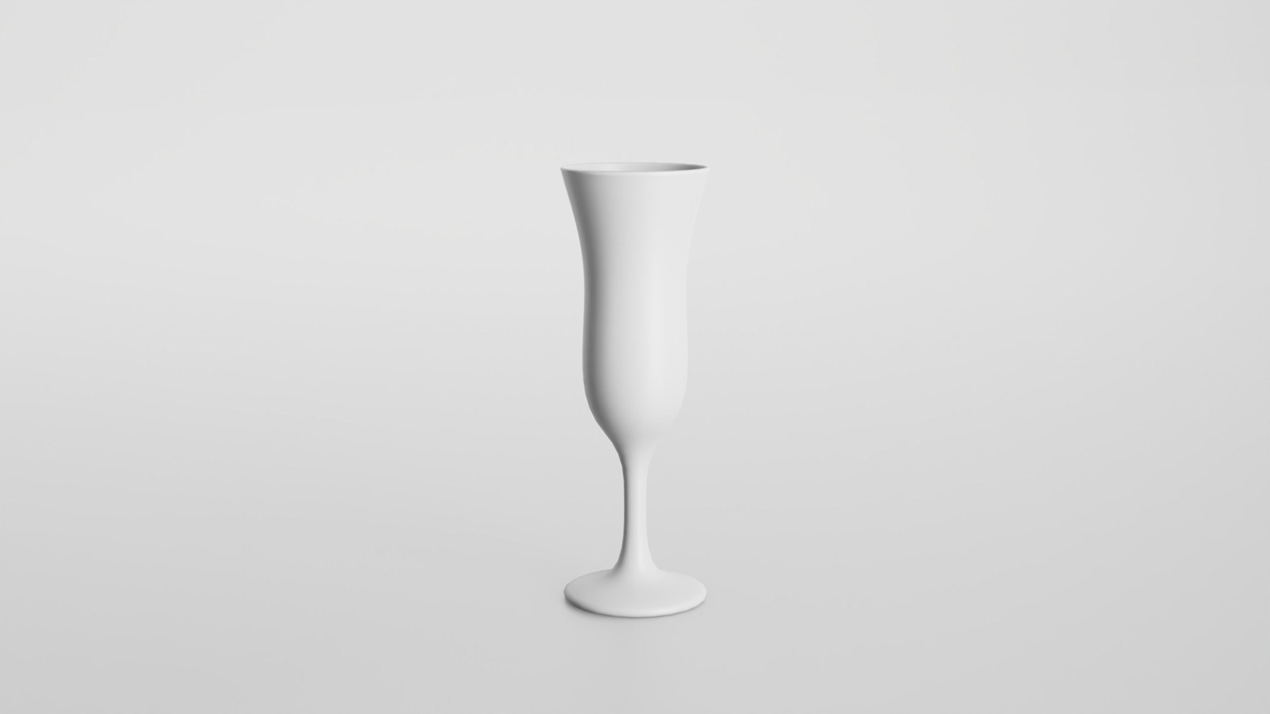 Pousse cafe glass Low-poly 3D model_7